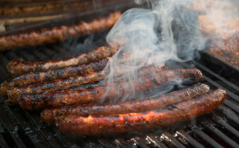 freshness, red meat, rib, preparing food, outdoors, food and drink, 4K, day, preparation, heat - temperature, gray, close-up, char-grilled, fire, smoke - physical structure