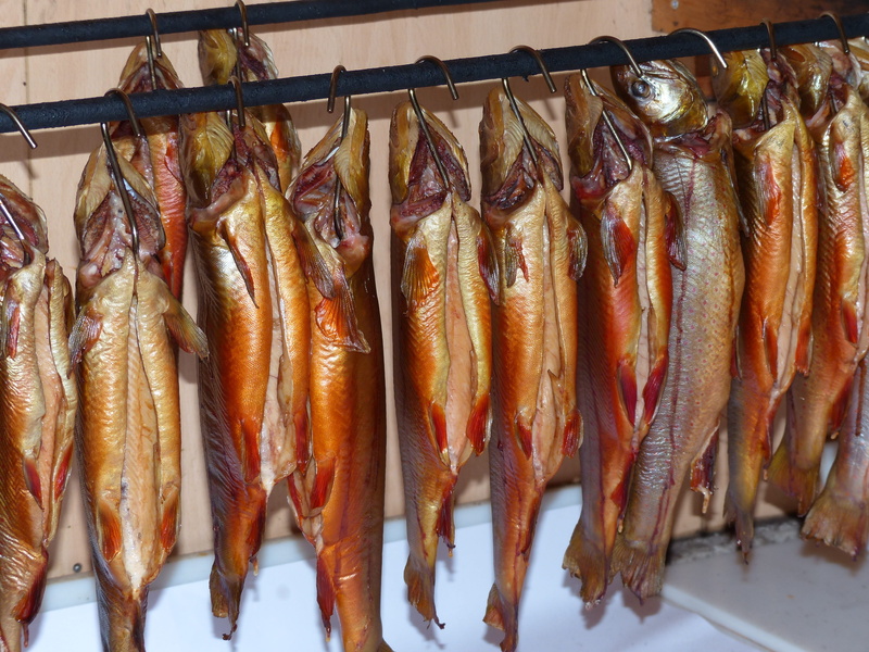 market, 4K, fischraeucherei, food and drink, side by side, no people, Smoked, in a row, healthy eating, raw food, seafood, wellbeing, freshness, dried food