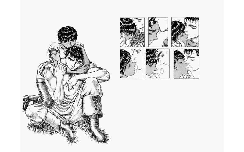 men, standing, clothing, portrait, sketch, drawing - art product, cut out, kentaro miura berserk guts casca, 720P, white background, human representation