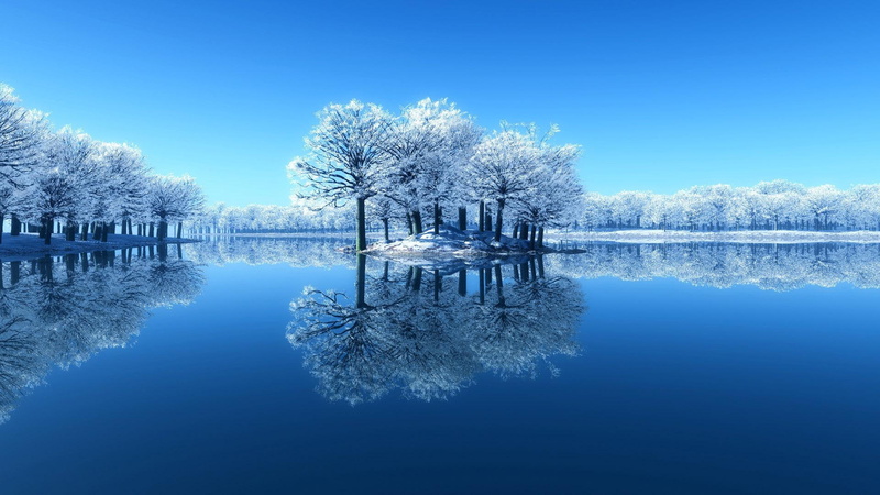 scenery, day, winter, water, phase, clean, desktop, 1080P