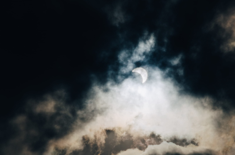 sky, eclipse, copy space, cloud - sky, no people, storm, smoke - physical structure, beauty in nature, scenics - nature, moody sky, clouds, outdoors, white