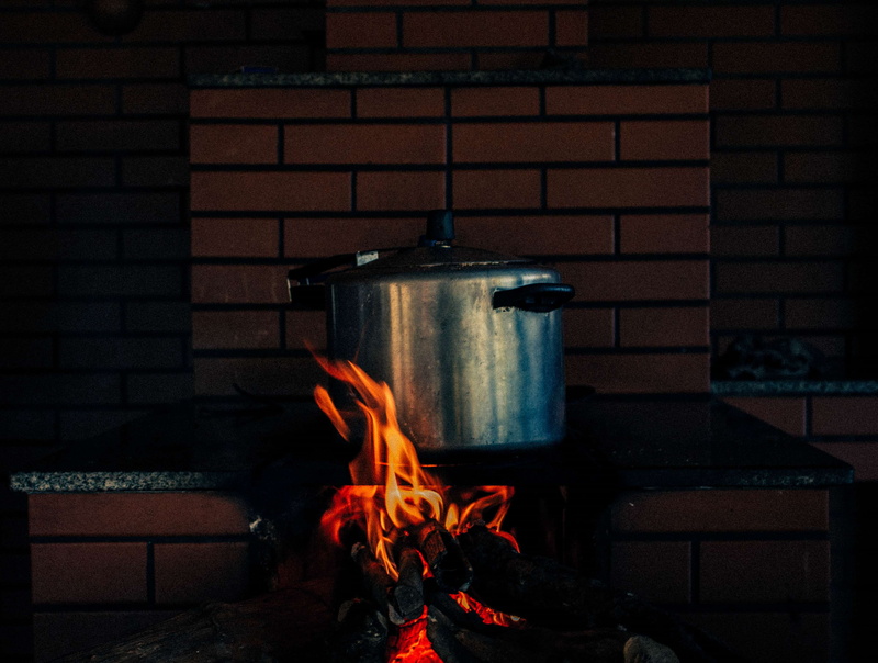 gerais, appliance, 4K, brick, indoors, home, stove, brazil, wood burning stove, household equipment, flame, cook, cooking pan, cooking, fire - natural phenomenon