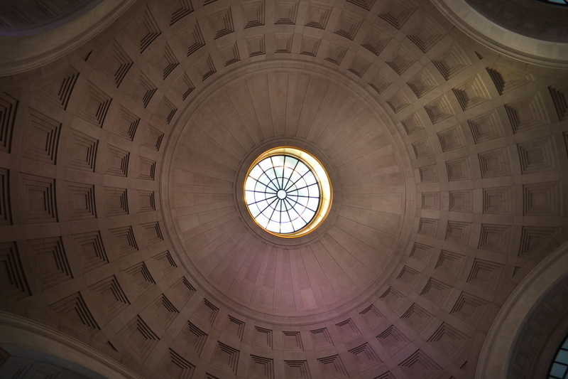 government, ceiling, directly below, united states, 5K, architecture and art, indoors, sunlight, architecture, curve, cupola, roof, proportions, espacio
