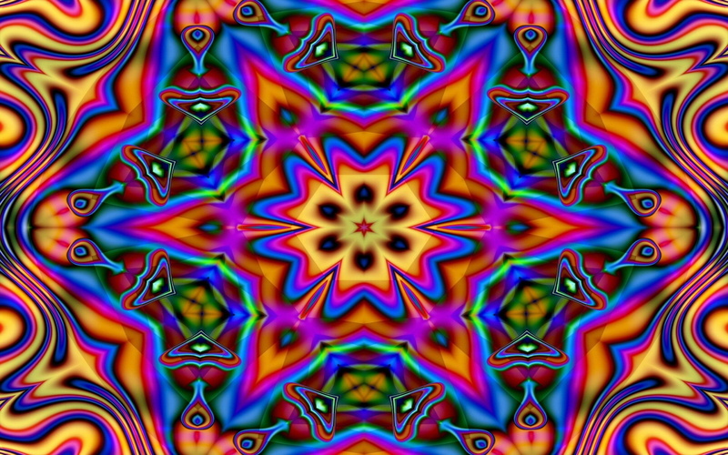 Psicodelico, Fractal, abstracto, 1080P