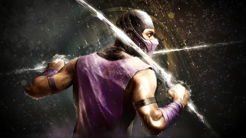 rain, scorpion, 4K, Mortal Kombat
