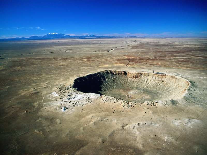 desert, hd, crater, nature, meteor, 720P