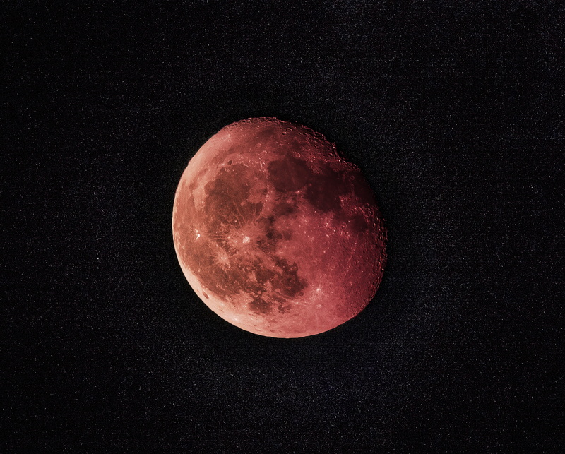 meteor Crater, crater, blood, star - Space, starry, sphere, gravity, nebula, sky, moonlight, nature, astronomy, moon Surface, 5K, lunar Eclipse