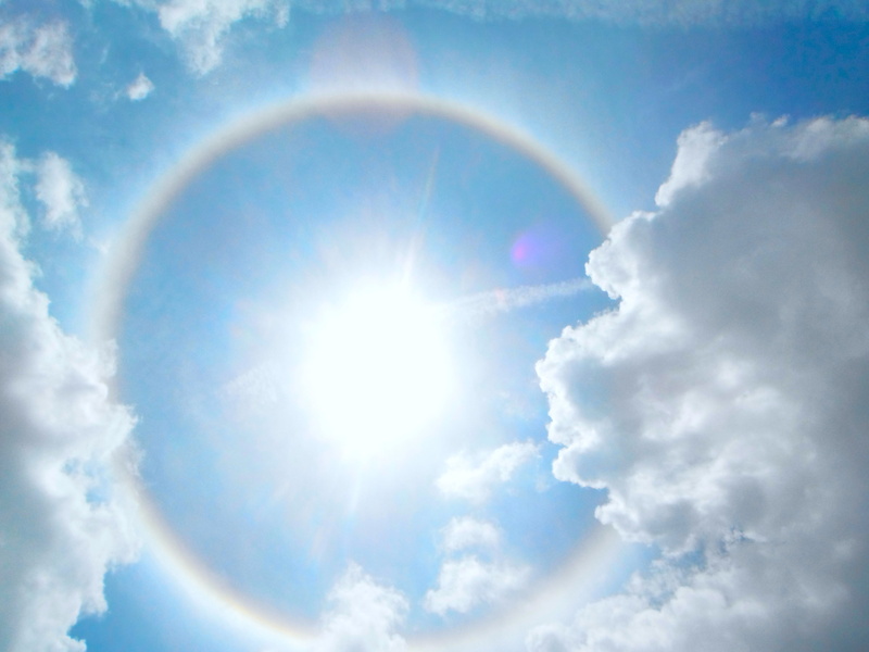 beauty in nature, religion, 4K, rays, weather phenomenon, cloudy, white, sky, sunlight, arc, rainbow, nature, outdoors, multi colored, natural phenomenon