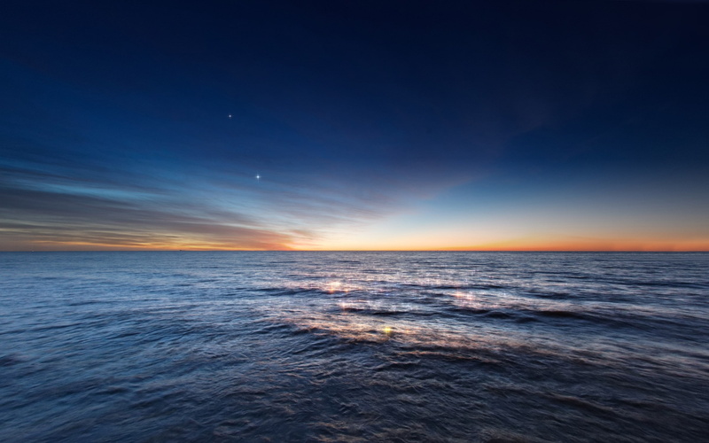 venus, sunrise, jupiter, 2K, conjunction