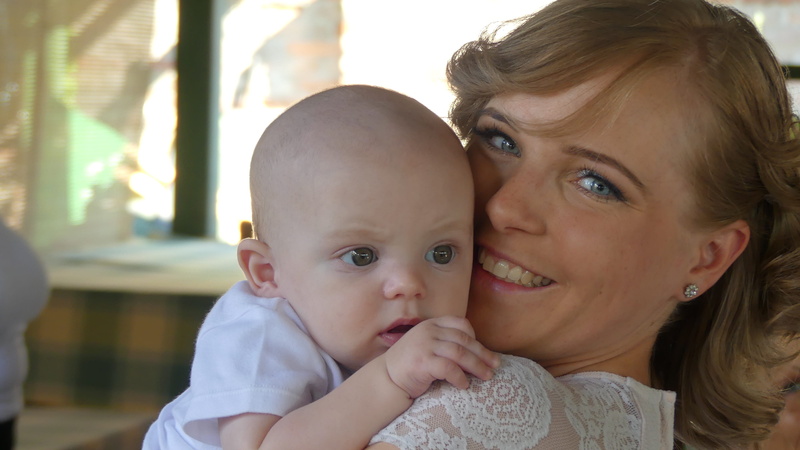 headshot, boy, mom, bonding, looking at camera, daughter, females, woman, family with one child, innocence, child, baby, infant, real people, happiness
