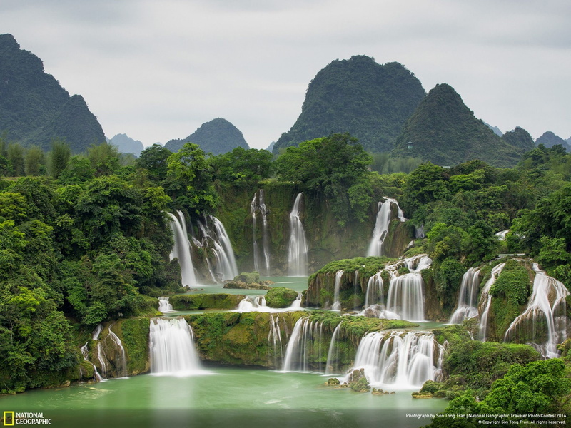 outdoors, flowing, photo, ban, geographic, nature, day, beauty in nature, motion, water, no people, mountain, land, rock - object, gioc, falling water