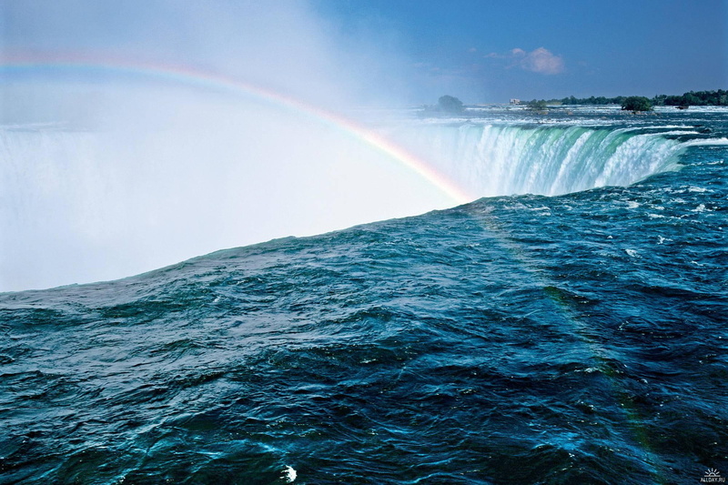 nature, technology, 1080P, people, waterfall, rainbow, nature and landscapes, waterfalls
