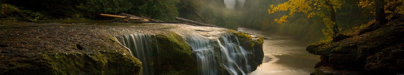 chute, waterfall, monitor, 5K, screen