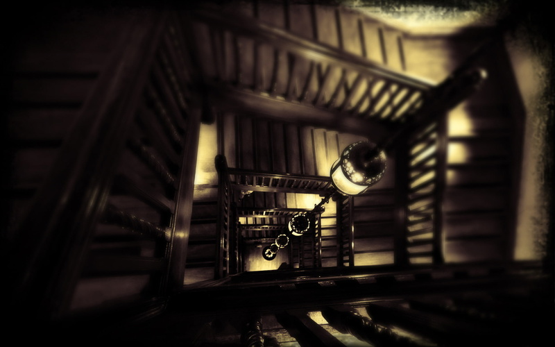 stairs, houses, 1080P, creative, floors, chutes, design