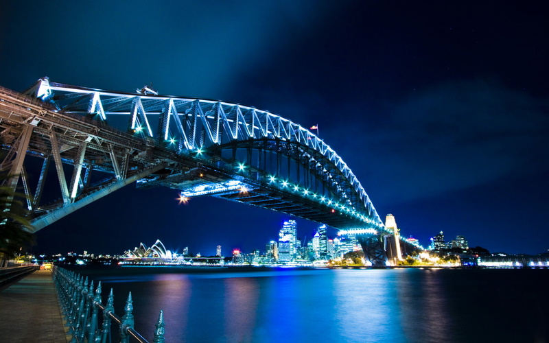 bridge, harbour, sydney, 1080P