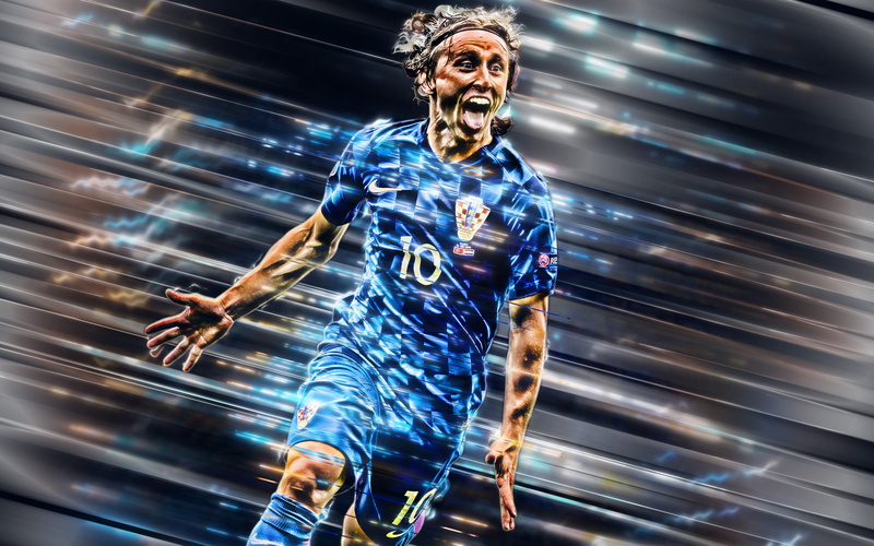 Luka Modric, Croatian, Luka Modrić, 4K, Soccer