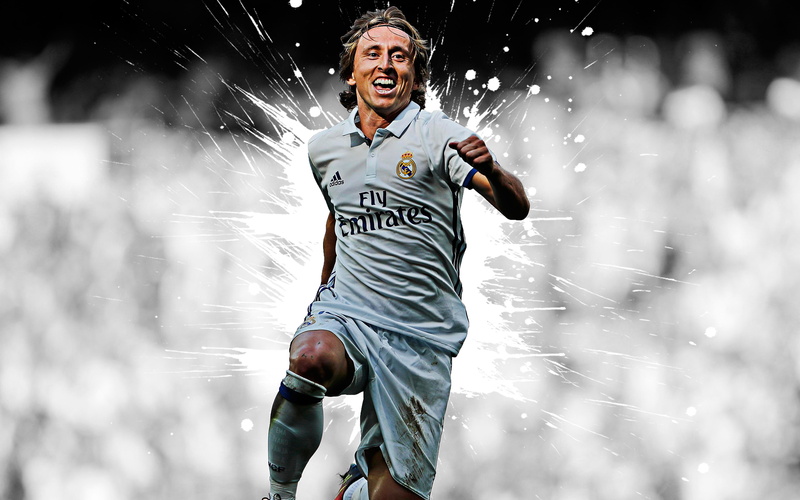 Luka Modric, Croatian, 4K, Luka Modrić, Soccer, Real Madrid C.F.