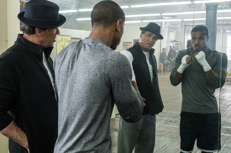 Sylvester Stallone, 1080P, Creed, Michael B. Jordan, Movie, Adonis Johnson, Rocky Balboa