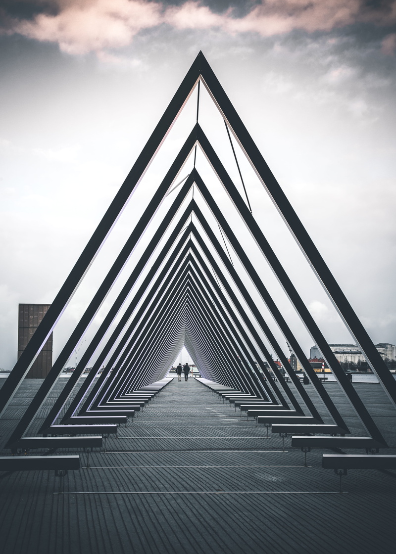 form, built structure, architecture, nature, direction, tunnel, outdoors, sky, water, point, engineering, silhouette, day, suspension bridge, photography
