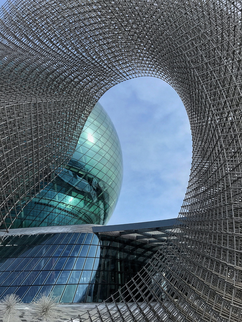 built structure, crystal, urban, building, town, office building exterior, cloud - sky, nature, modern, aluminium, office building, pattern, no people