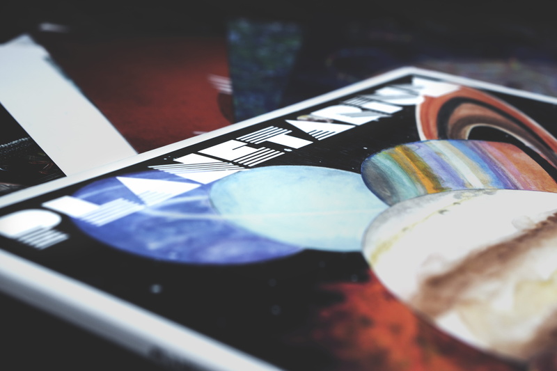 art and craft, musical instrument, selective focus, arts culture and entertainment, music, still life, multi colored, close-up, 5K, vinyl, paint, no people