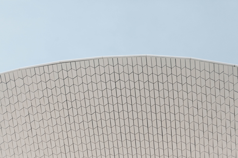 no people, parliament, concrete, white, building exterior, planetarium, sphere, maat, dome, low angle view, day, observatory, pillar, shape, pattern, 5K