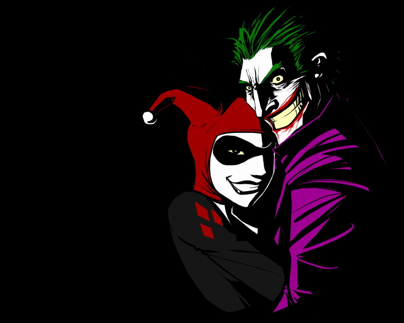 harley, quinn, batman, black, joker, 720P, cartoon/comic, hd