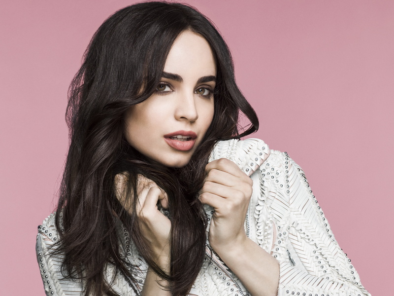 Black Hair, Sofia Carson, Singer, 8K, Face, Actresses, American