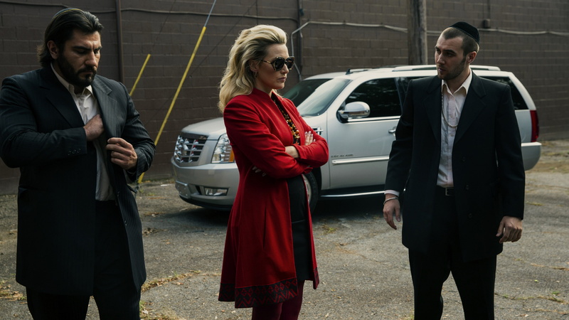 Triple 9, blazer, shirt, woman, black, men, Kate Winslet, long, best movie of 2016, sleeved, standing, wearing, 4K, red, two