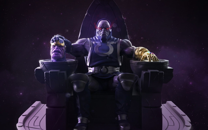 marvel comics, thanos, 1080P, darkseid, dc comics, infinity stone
