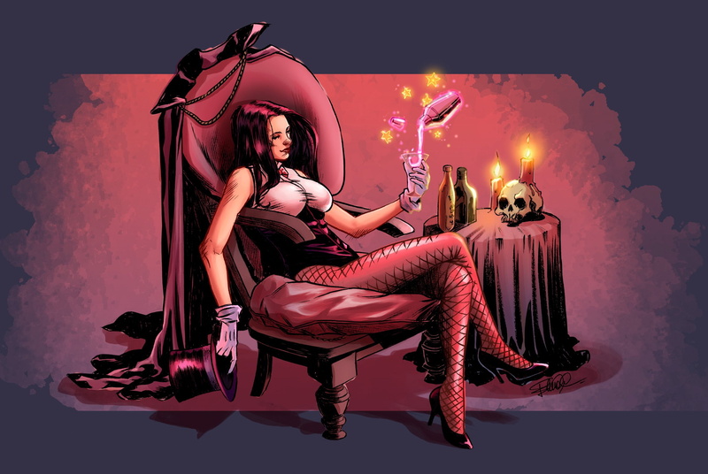 magia, brunette, beauty, character, zatara, comic, zatanna, girl, lovely, 2K