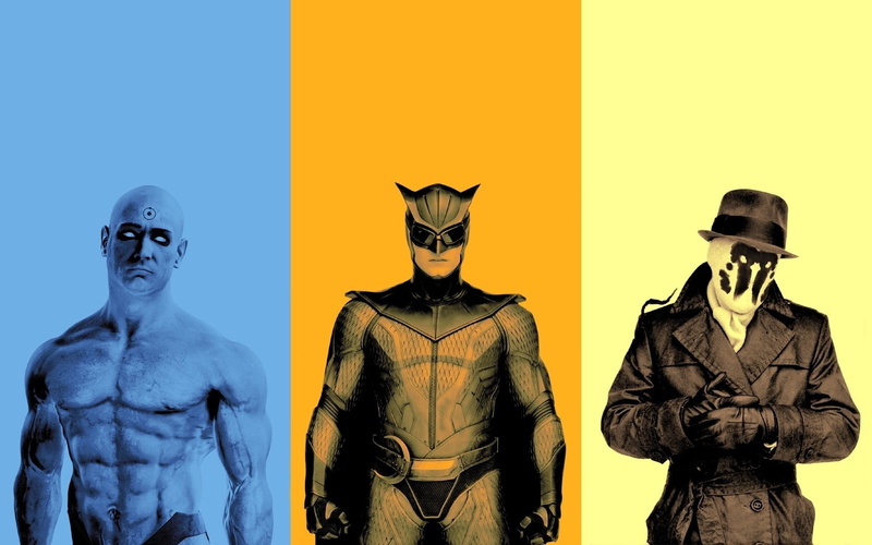 Rorschach, movies, Dr. Manhattan, 720P, Nite Owl, superhero, Watchmen