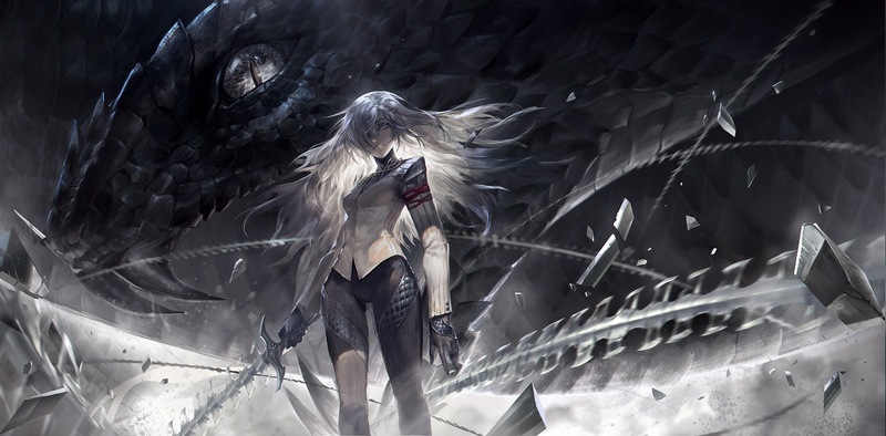 Girl, Original, Snake, Whip, Anime, Ice, 1080P, Original (Anime)