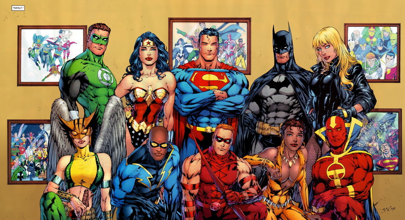 variation, dc comics superhero wonder woman superman batman green lantern hawkgirl red arrow red tornado vixen black lightning black canary, large group of objects