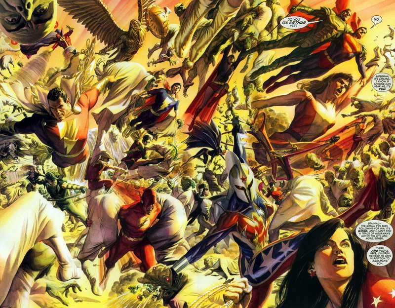 Elastigirl, Red Tornado, Elongated Man, Plastic Man, Green Arrow, Supergirl, Captain Marvel, 1080P, Captain Marvel Jr., DC Comics, Superman, Zatanna, Kid Flash