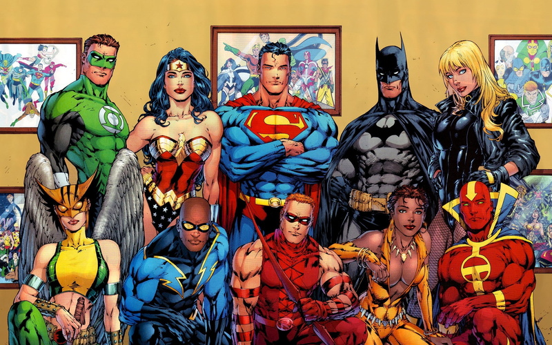 Red Tornado, Superman, 2K, Speedy (DC Comics), Batman, Red Arrow, DC Comics, Black Canary, Comics, Black Lightning, Wonder Woman, Vixen (DC Comics), Green Lantern