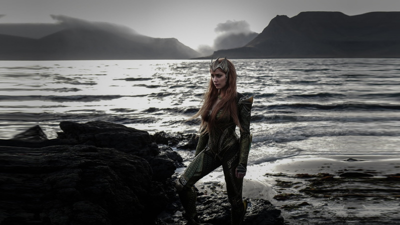 amber heard, 4K, queen mera, Justice League
