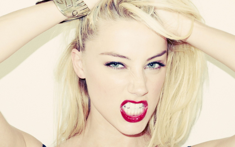 close-up, model, indoors, blond hair, adult, lifestyles, young women, women, young adult, hairstyle, lipstick, one person, headshot, portrait, hair, Amber Heard
