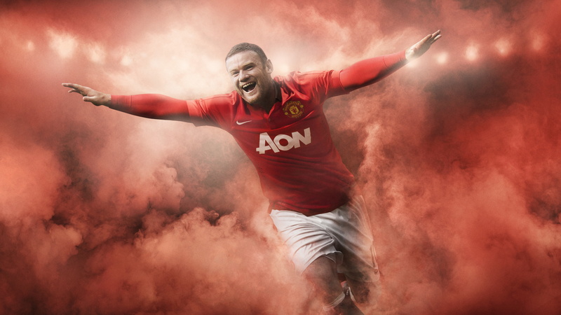 Manchester United, smoke - physical structure, success, arms raised, celebration, 5K, human limb, soccer, sportsman, sports uniform, human body part, sport