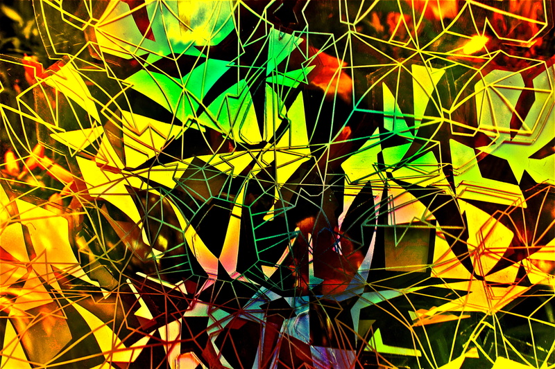 colors, triptych, 4K, shapes geometry, the refraction of light, fractals