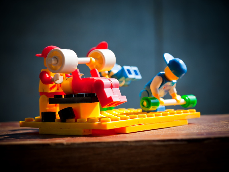 equipment, child, childhood, block, fun, human representation, interlocking, bench, art and craft, still life, building - Activity, wood - Material, toys