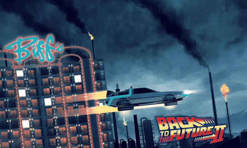 vehicle, Back to the Future II (Movies), Time Machine, movies, 2K, artwork, car, 1989 (Year)