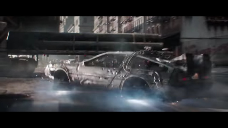 delorian, hovercraft, Marty McFly, 720P