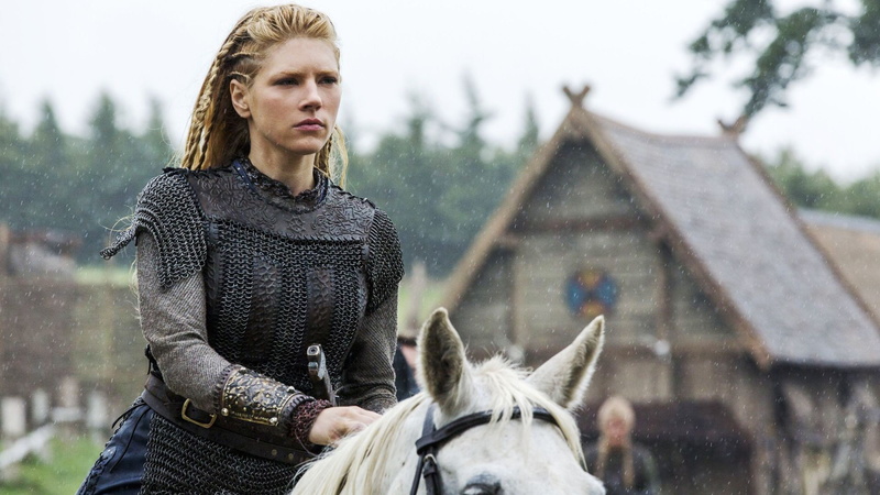 Blonde, Katheryn Winnick, Lagertha Lothbrok, women, 1080P, Vikings (TV Series), actress