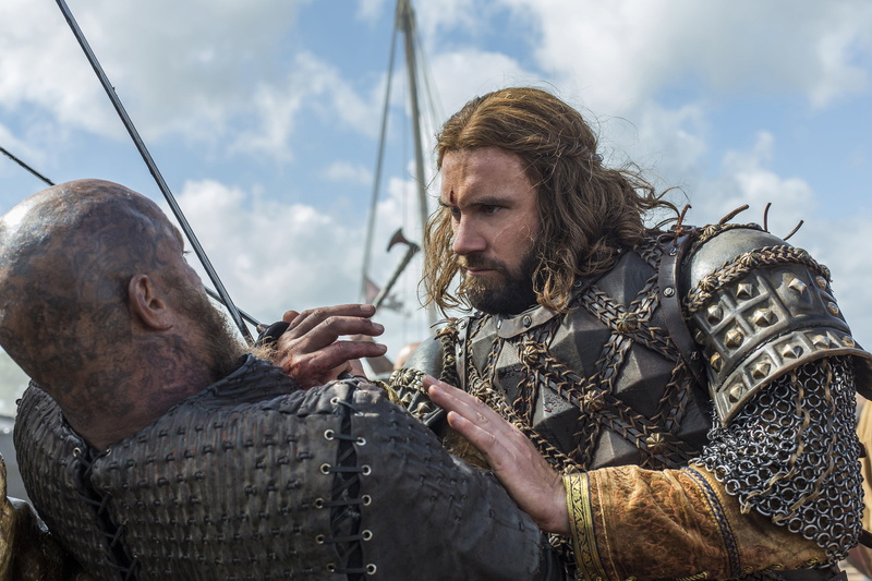 portrait, day, fight, real people, two people, The Vikings, Vikings, lifestyles, waist up, males, cloud - sky, the past, men, Rollo, man, the fight, sky
