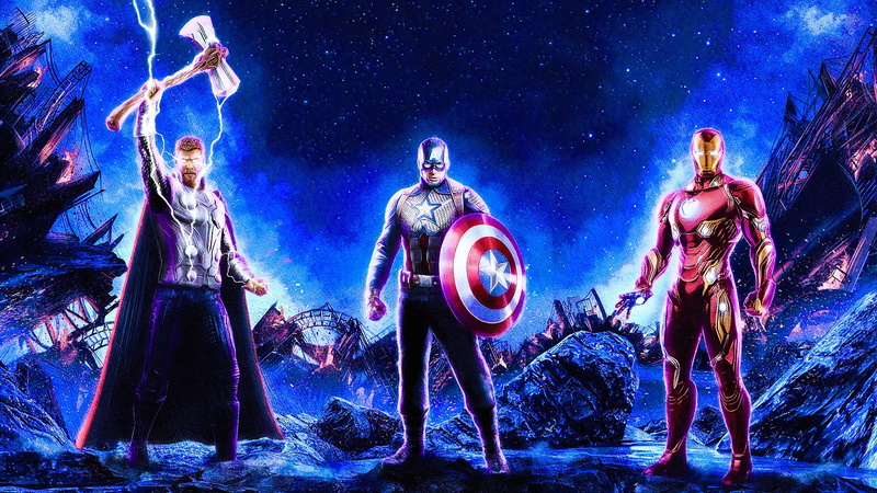 2K, Avengers EndGame, Iron Man, Avengers, The Avengers, Thor, Captain America