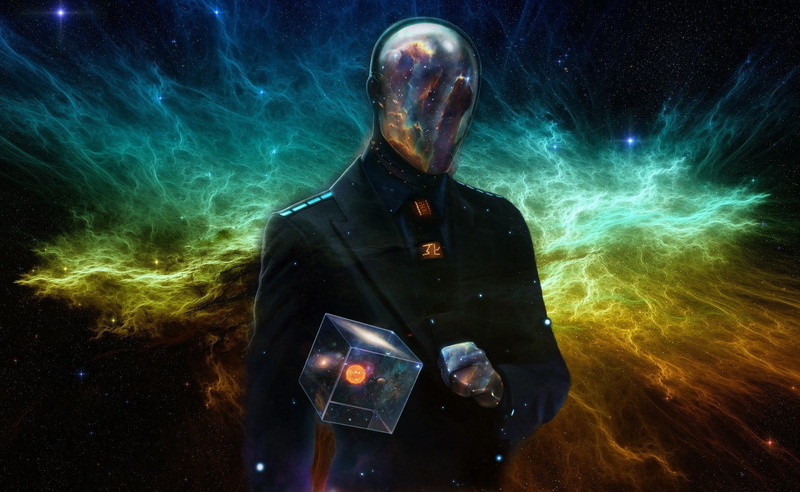 exploration, one person, waist up, red, Daft Punk, men, car, protection, mask, illuminated, nature, technology, seat, front view, digital composite, night
