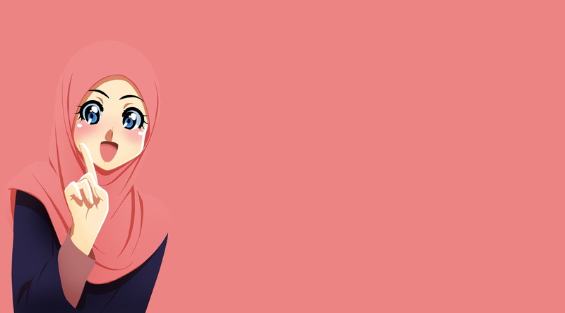 Original, Girl, 2K, Anime, Hijab