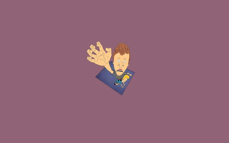 minimalism, beavis and butthead, cartoon, 1080P
