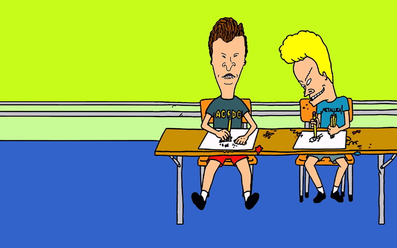 720P, tv series, beavis and butthead, humor, cartoon